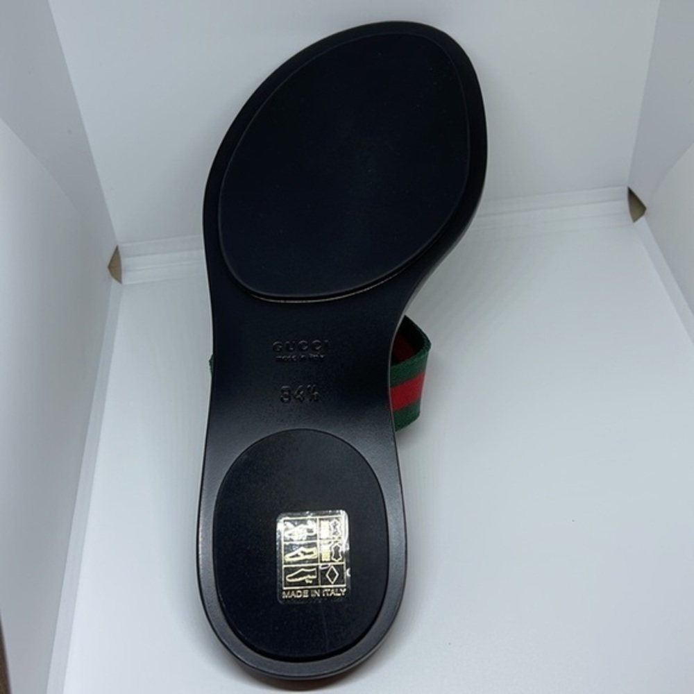 Gucci NEW leather sandals authentic 100% - Picture 9 of 14